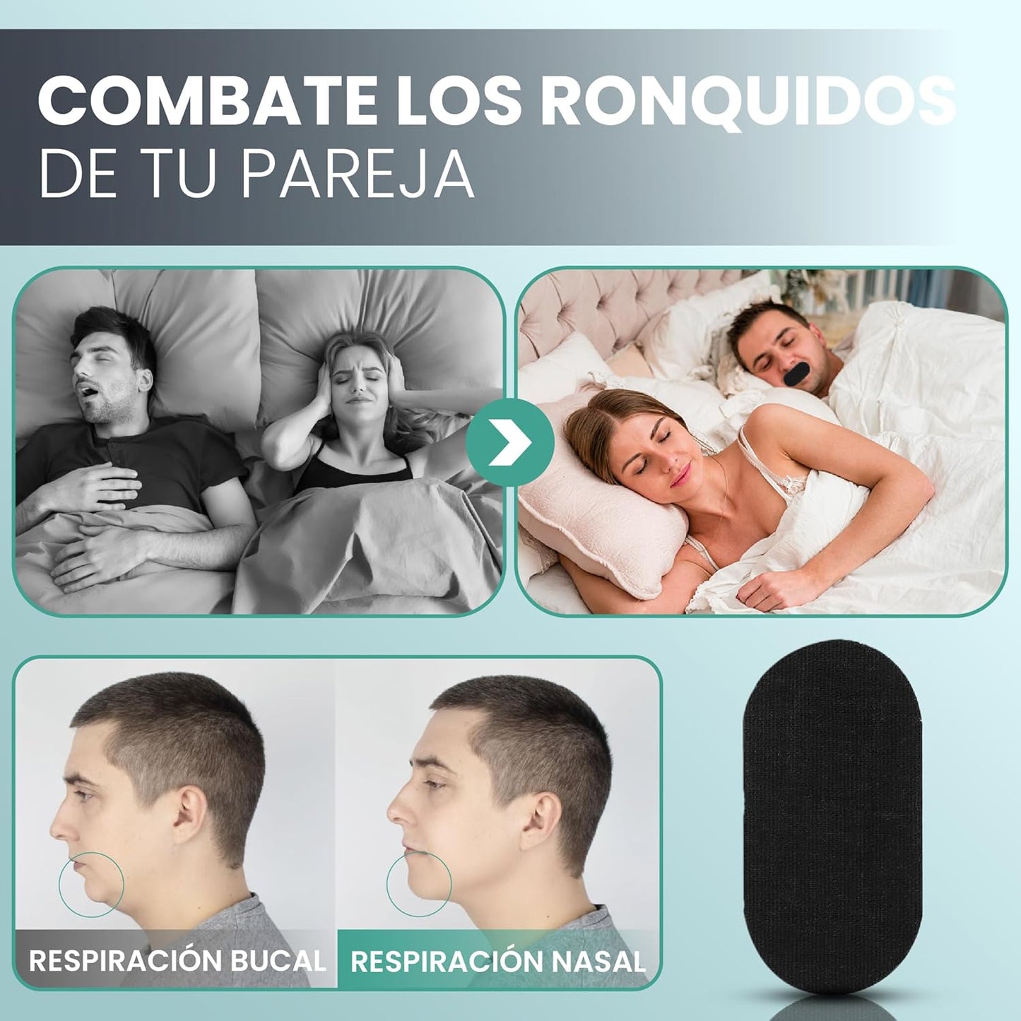 Parches para boca Strips® antironquidos