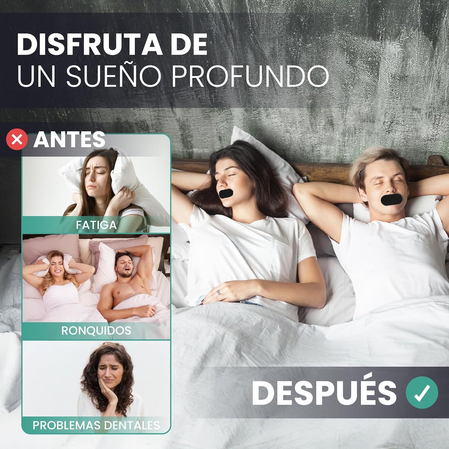 Parches para boca Strips® antironquidos