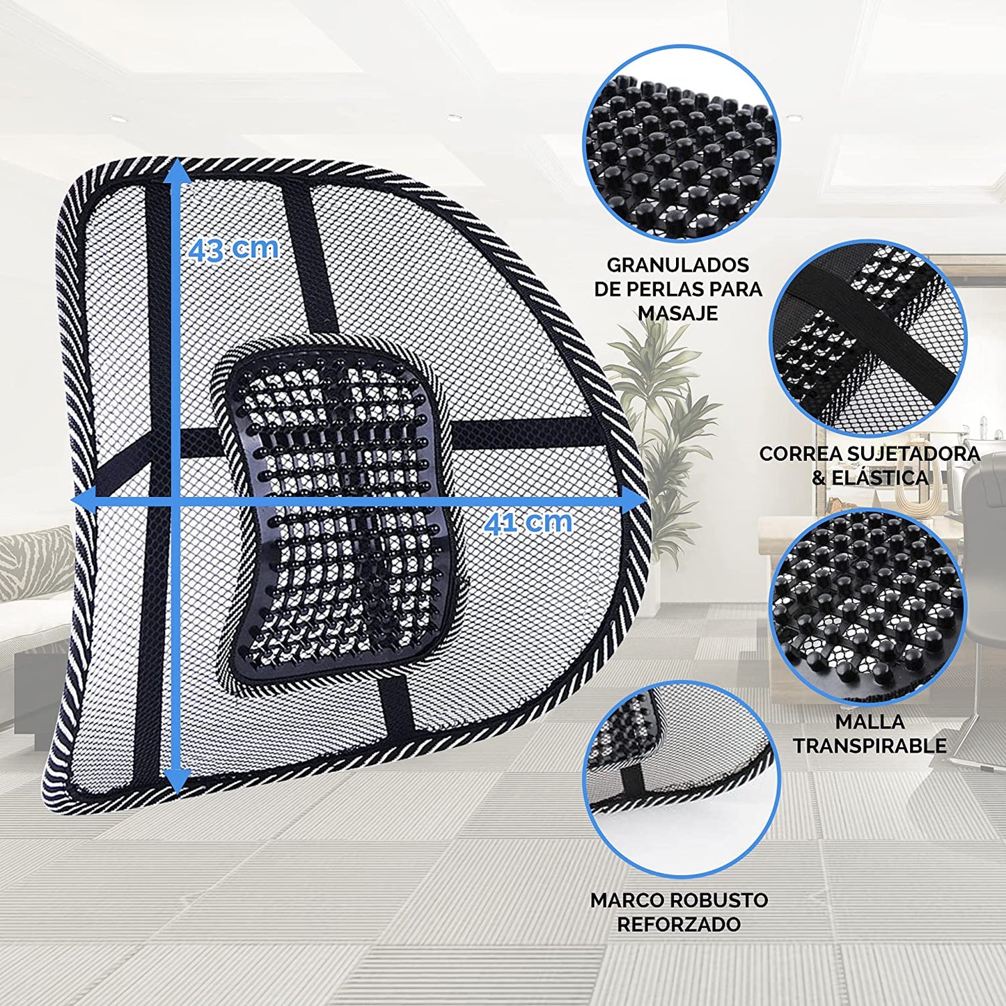 Respaldo lumbar para silla Bodycare®