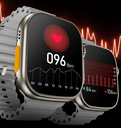 Reloj inteligente iTech® SERIES 8 Ultra (con correa negra)