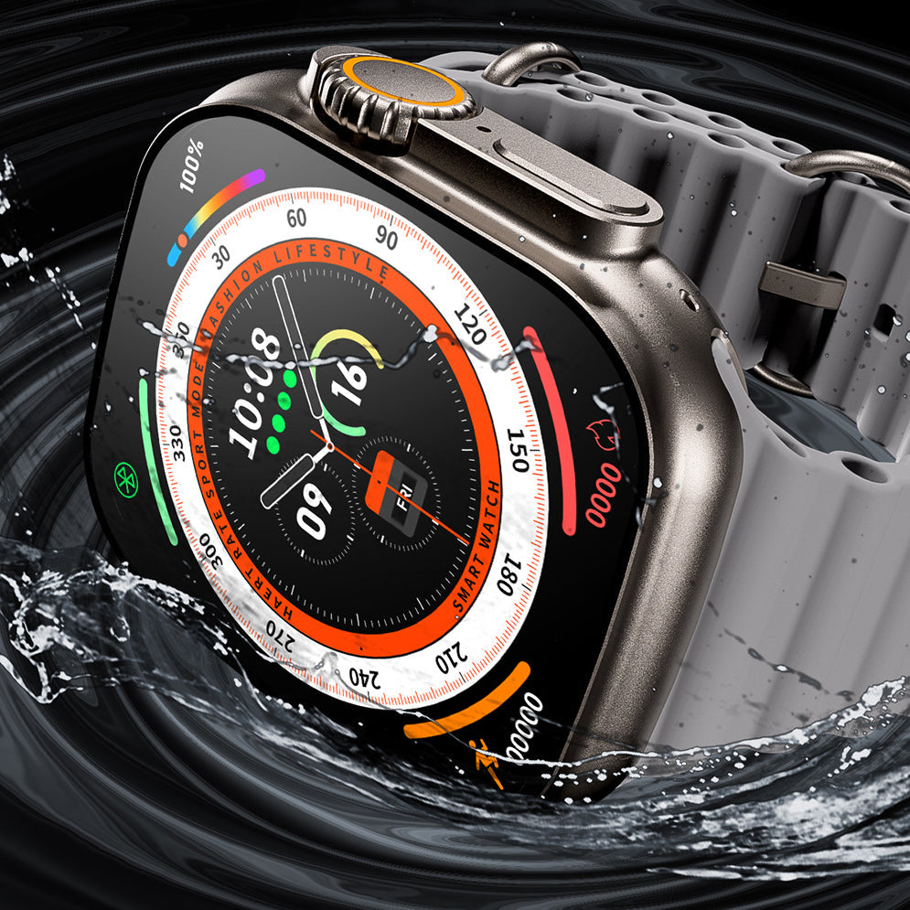 Reloj inteligente iTech® SERIES 8 Ultra (con correa negra)